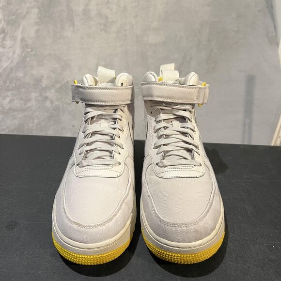 Nike Air Force 1 Mid \'07 Canvas Shoes Mens 11.5 Desert Sand Sneakers Basketball main image 10